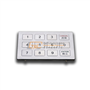 12 keys metal keypad, panel mount numeric keypad