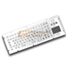 86 keys metal kiosk keyboard with built in trackpad