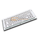 86 keys stainless keyboard for kiosk application