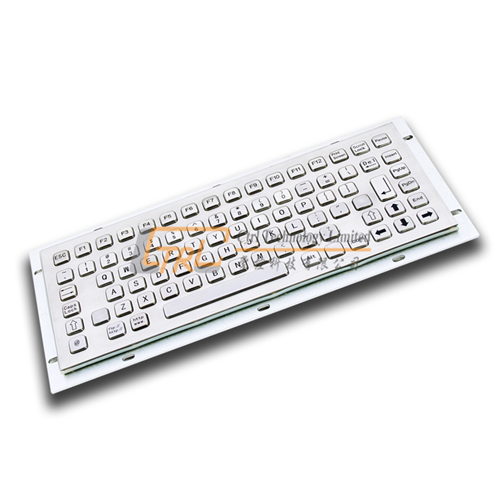 86 keys stainless keyboard for kiosk application