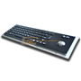 Black Keyboard with Trackball for Kiosks