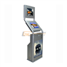 Custom dual screens free standing multimedia kiosk