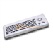 Desktop metal cherry keyboard with trackball