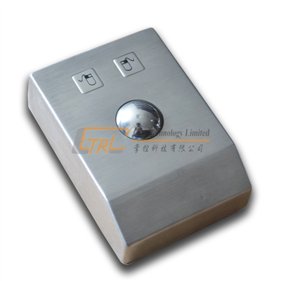 Desktop metal optical trackball, 25mm diameter