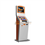Dual displays multimedia & unattended bank payment kiosk