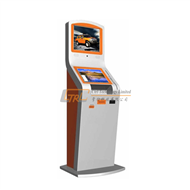 Dual displays multimedia & unattended bank payment kiosk