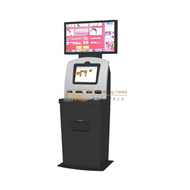 Dual screens free standing digital photo kiosk