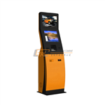 Dual screens touch self service payment kiosk