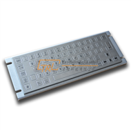 Flat keys metal keyboard for Kiosks