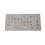 Flat metal industrial keyboard