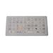 Flat metal industrial keyboard