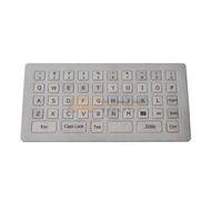 Flat metal industrial keyboard