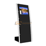Free standing ultra slim interactive touchscreen information kiosk