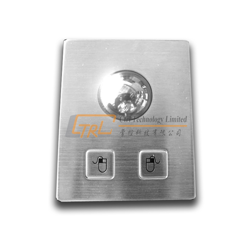 Front mount 25mm optical trackball