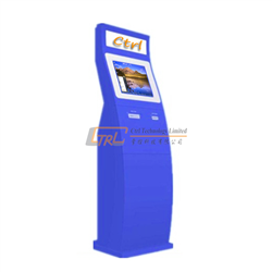 Interactive Touchscreen, credit card payment free standing kiosk