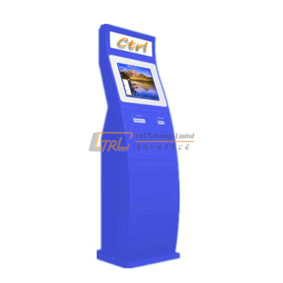 Interactive Touchscreen, credit card payment free standing kiosk