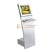 Interactive internet & information access touch kiosk with metal trackball keyboard
