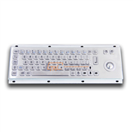 Metal Trackball Keyboard for Kiosk