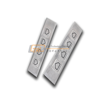Metal function keypad, ATM and kiosk screen side keys