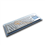 Metal industrial keyboard with touchpad for kiosk terminal