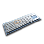 Metal industrial keyboard with touchpad for kiosk terminal