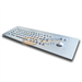 Metallic Keyboard with Trackball for information Kiosk