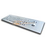 Metallic Keyboard with Trackball for information Kiosk