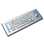 Metallic Keyboard with Trackball for information Kiosk