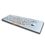 Metallic Keyboard with Trackball for information Kiosk