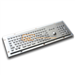 Mini 103 keys Kiosk Keyboard with Trackball and Number Keypad