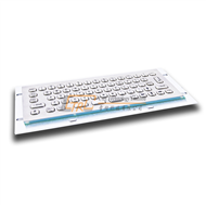 Mini size stainless steel kiosk keyboard