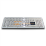 Panel mount full metal keyboard with touchpad for kiosk