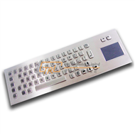 Panel mount industrial keyboard with touchpad for infoterminal