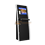 Self hotel check-in / information kiosk with touchscreen and metal keyboard