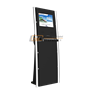 Self printing kiosk with touchscreen, metal keyboard and A4 printer