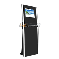 Self self information kiosk with touchscreen and A4 printer