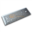 Stainless Steel Keyboard with Trackball, Hexagon Keys