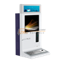 Tailor made desktop information kiosk with stainless keyboard