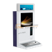 Tailor made desktop information kiosk with stainless keyboard