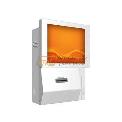 Wall mounted account inquiry service payment kiosk