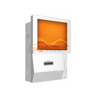 Wall mounted account inquiry service payment kiosk