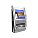 Wall mounted information kiosk with metal keyboard
