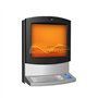 Wall mounted touchscreen interactive internet check-in kiosk with RFID